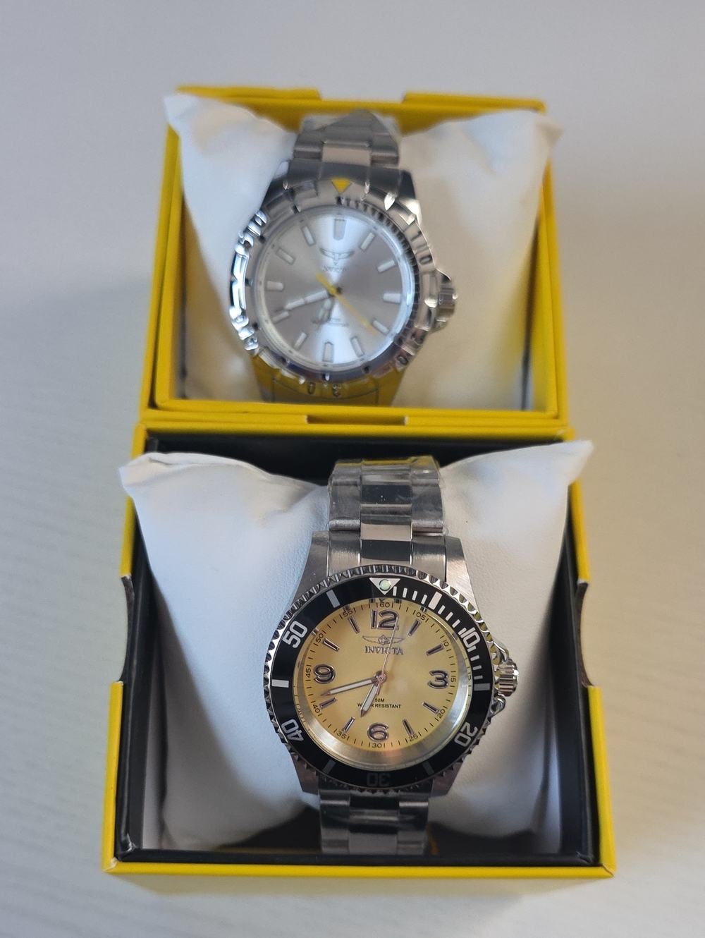394.  Pair Of Men's Invicta Watches